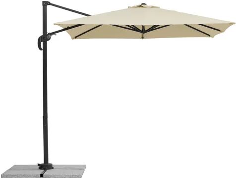 Schneider Schirme Rhodes Junior 2.3m Square Cantilever Parasol Schneider Schirme Colour (Fabric): Natural  - Size: 88cm H X 48cm W X 29cm D Schneider Schirme Rhodes Junior 2.3m Square Cantilever Parasol Schneider Schirme Colour (Fabric): Natural  - Size: 88cm H X 48cm W X 29cm D