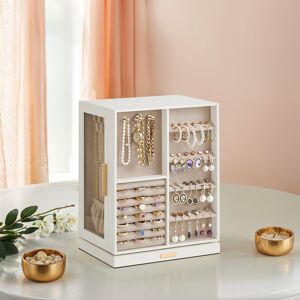 Canora Grey Jewellery Box + Cloud White 28cm H X 24cm W X 17cm D Canora Grey Jewellery Box + Cloud White 28cm H X 24cm W X 17cm D