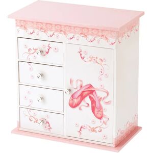 Harriet Bee Jewellery Box brown/pink/white 25.0 H x 23.0 W x 13.0 D cm