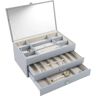 ClassicLiving Carters Jewellery Box blue 15.0 H x 33.0 W x 18.5 D cm