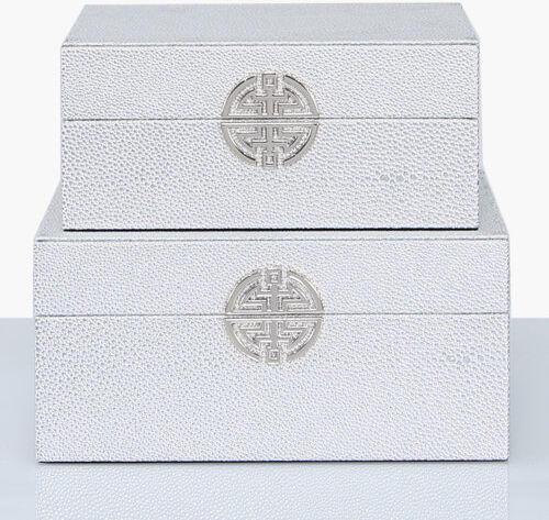 Fairmont Park 2 Piece Jewellery Box Set Fairmont Park Finish: Silver 60 x 60cm Fairmont Park 2 Piece Jewellery Box Set Fairmont Park Finish: Silver 60 x 60cm