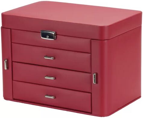 Symple Stuff Queen Jewellery Box Symple Stuff Colour: Red  - Size: 5cm H X 64cm W X 15cm D Symple Stuff Queen Jewellery Box Symple Stuff Colour: Red  - Size: 5cm H X 64cm W X 15cm D