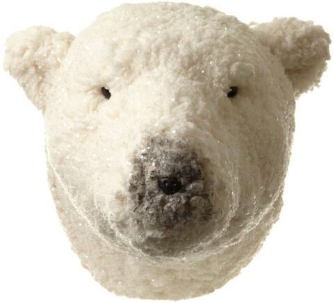 The Seasonal Aisle Barre Polar Bear Head Ornament The Seasonal Aisle  - Size: Mini The Seasonal Aisle Barre Polar Bear Head Ornament The Seasonal Aisle  - Size: Mini