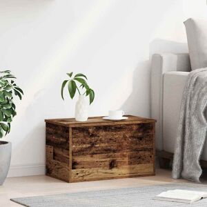 17 Stories Camp Trunk / Footlocker Old Wood 35cm H X 60cm W X 35cm D 17 Stories Camp Trunk / Footlocker Old Wood 35cm H X 60cm W X 35cm D