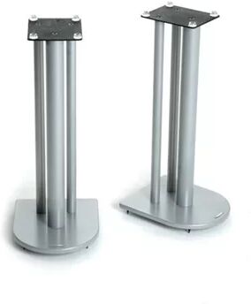 Symple Stuff 60cm Fixed Height Speaker Stand Symple Stuff Colour: Silver  - Size: 24cm H X 14cm W X 14cm D Symple Stuff 60cm Fixed Height Speaker Stand Symple Stuff Colour: Silver  - Size: 24cm H X 14cm W X 14cm D