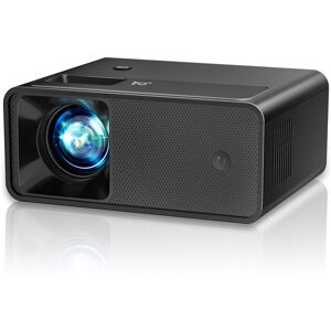 Symple Stuff Mini Projector,Portable Phone Projector Full HD 1080P Supported,13000 Lux Small Video Projector,Home Theather Movie Projector Compatible With Ios/Andr Black 6cm H X 14cm W X 11cm D