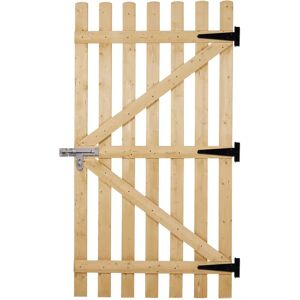 Alpen Home 180cm H x 90cm W Wood Gate white 150.0 H x 90.0 W x 3.0 D cm