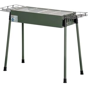 Dakota Fields 89cm Portable Charcoal BBQ gray/green 69.0 H x 89.0 W x 41.0 D cm