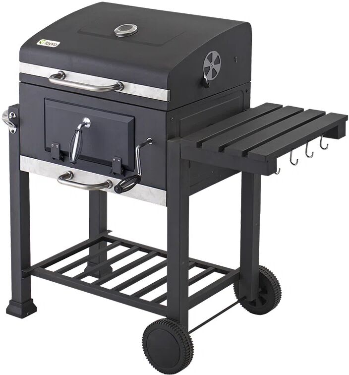 Tepro Toronto Portable Charcoal Barbecue With Thermometer black/gray 107.0 H x 115.0 W x 67.0 D cm