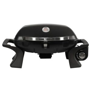 George Foreman 1-Burner Gas BBQ black/gray 70.0 H x 50.0 W x 34.0 D cm