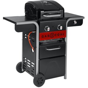 Char-Broil Gas2coal® 210 Hybrid Grill - 2 Burner Gas & Coal Barbecue Grill Black;Black 2