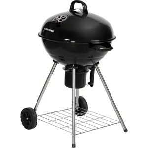 George Foreman Symple Stuff 35cm Barrel Charcoal BBQ black/gray 88.0 H x 58.0 W x 51.0 D cm