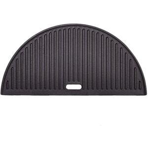 Kamado Joe Classic Joe Half Moon Cast Iron Reversible Griddle Matte Black 2.54cm H X 46.36cm W X 46.36cm D Kamado Joe Classic Joe Half Moon Cast Iron Reversible Griddle Matte Black 2.54cm H X 46.36cm W X 46.36cm D