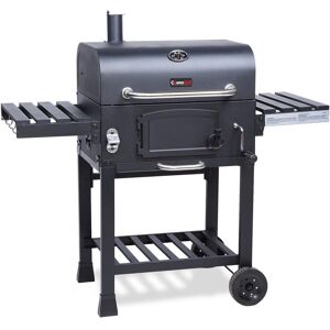 CosmoGrill Outdoor XL Smoker Barbecue Charcoal Portable BBQ Grill Garden Black Heat Resistant Paint 47.98cm W CosmoGrill Outdoor XL Smoker Barbecue Charcoal Portable BBQ Grill Garden Black Heat Resistant Paint 47.98cm W
