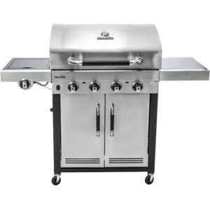 Char-Broil Advantage Series 445S - 4 Burner Gas Barbecue Grill with TRU-Infrared technology, Stainless steel Finish gray 116.0 H x 144.0 W x 60.0 D cm