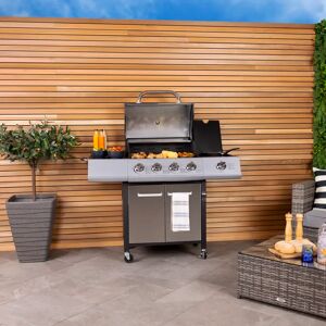 Symple Stuff 129.5cm Carbonell 5 Built-In Gas Barbecue Grill gray 110.0 H x 129.5 W x 58.0 D cm