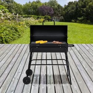 Sol 27 Outdoor Aarent 76cm Barrel Charcoal BBQ gray 96.5 H x 103.0 W x 64.5 D cm