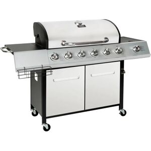 Symple Stuff 152.5cm Carden 7 Burner Gas Barbecue Grill gray 110.0 H x 152.5 W x 58.0 D cm