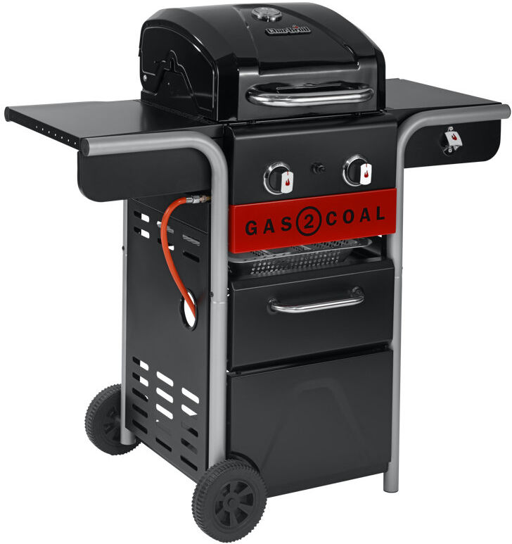 Char-Broil Gas2coal® 210 Hybrid Grill - 2 Burner Gas & Coal Barbecue Grill Black;Black 2