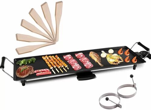Symple Stuff Electric Teppanyaki Table Grill Griddle Symple Stuff  - Size: Small Symple Stuff Electric Teppanyaki Table Grill Griddle Symple Stuff  - Size: Small