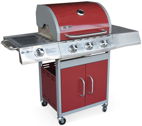 Dakota Fields Alexcia American 4-Burner Propane Gas BBQ with Cabinet Dakota Fields Dakota Fields Alexcia American 4-Burner Propane Gas BBQ with Cabinet Dakota Fields