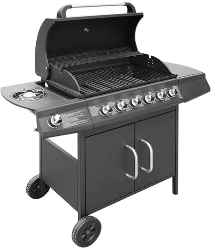 Symple Stuff 63.5cm Cooking Zone Portable Gas Barbecue Symple Stuff H90 x W120 x D62.5cm