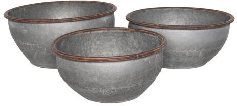 Freeport Park Salmon 3 Piece Metal Plant Pot Set Freeport Park  - Size: 80cm H x 100cm W x 2.2cm D Freeport Park Salmon 3 Piece Metal Plant Pot Set Freeport Park  - Size: 80cm H x 100cm W x 2.2cm D