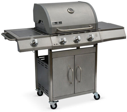 Dakota Fields Alexcia American 4-Burner Propane Gas BBQ with Cabinet Dakota Fields Finish: Grey Dakota Fields Alexcia American 4-Burner Propane Gas BBQ with Cabinet Dakota Fields Finish: Grey