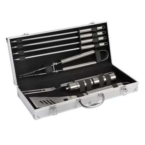 Symple Stuff 9 Piece Barbecue Chef Set Symple Stuff  - Size: 120cm W X 60cm D