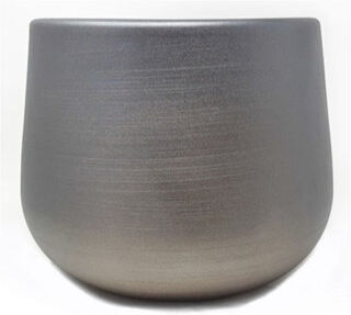 Latitude Run Elraine Ceramic Plant Pot Latitude Run Colour: Grey, Size: 23.5cm H x 29cm W x 29cm D  - Size: 160cm H X 130cm W X 2cm D Latitude Run Elraine Ceramic Plant Pot Latitude Run Colour: Grey, Size: 23.5cm H x 29cm W x 29cm D  - Size: 160cm H X 130cm W X 2cm D