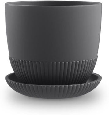 Tar Hong Mercury Plastic Plant Pot (Set of 3) Tar Hong Colour: Grey, Size: 20.1 cm H x 15.2 cm W x 15.2 cm D  - Size: Tar Hong Mercury Plastic Plant Pot (Set of 3) Tar Hong Colour: Grey, Size: 20.1 cm H x 15.2 cm W x 15.2 cm D  - Size: