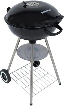 George Foreman Symple Stuff 90cm Barrel Charcoal BBQ George Foreman  - Size: 4cm H X 12cm W X 10cm D