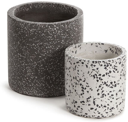 Freeport Park Dooley 2 Piece Ceramic Plant Pot Set Freeport Park  - Size: 41cm H X 49cm W X 49cm D Freeport Park Dooley 2 Piece Ceramic Plant Pot Set Freeport Park  - Size: 41cm H X 49cm W X 49cm D