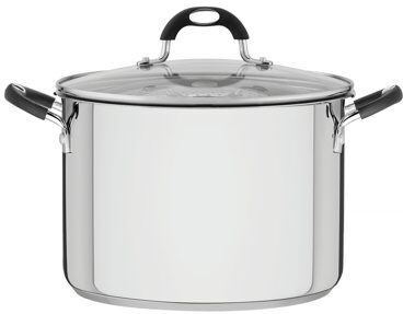 Tramontina Spaghetti 6.1 L Stock Pot with Lid Tramontina  - Size: 5cm H X 60cm W X 10cm D