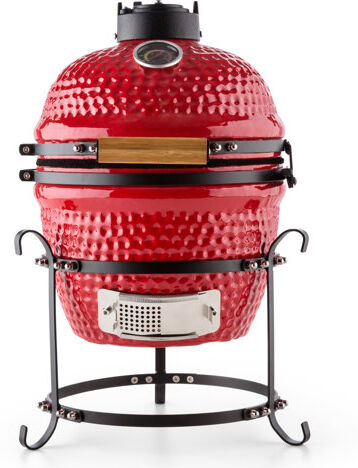Klarstein Kamado Charcoal BBQ Klarstein Finish: Red  - Size: 50cm H x 50cm W Klarstein Kamado Charcoal BBQ Klarstein Finish: Red  - Size: 50cm H x 50cm W