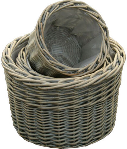 Brambly Cottage Rhonda 3 Piece Rattan Cachepot Set Brambly Cottage  - Size: Brambly Cottage Rhonda 3 Piece Rattan Cachepot Set Brambly Cottage  - Size: