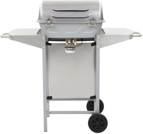 Symple Stuff 48.5cm Stainless Steel 2-Burner Portable Liquid Propane Barbecue Grill Symple Stuff  - Size: 120cm H X 76cm W X 78cm D Symple Stuff 48.5cm Stainless Steel 2-Burner Portable Liquid Propane Barbecue Grill Symple Stuff  - Size: 120cm H X 76cm W X 78cm D