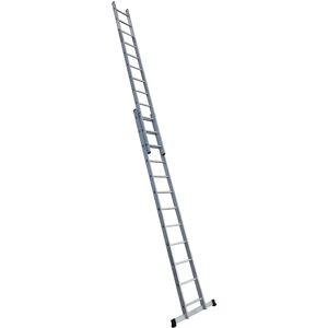 Rhino 594Cm Aluminium Lightweight Folding Extension Ladder gray 3.4 H x 44.0 W x 12.0 D cm