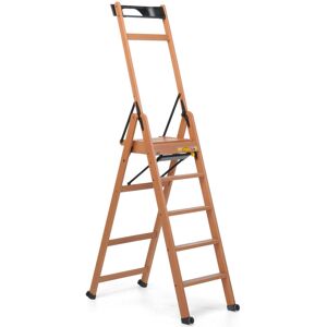 Foppapedretti Lascala 6 ft Wood Step Ladder 276 lb. Load Capacity Walnut 1.02cm H Foppapedretti Lascala 6 ft Wood Step Ladder 276 lb. Load Capacity Walnut 1.02cm H