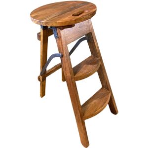 Alpen Home Step Ladder Stool Brown Alpen Home Step Ladder Stool Brown