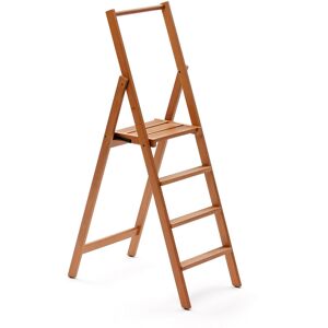 Union Rustic Bella 4.62 ft Wood Step Ladder with 265 lb. Load Capacity Cherry Wood 350cm H Union Rustic Bella 4.62 ft Wood Step Ladder with 265 lb. Load Capacity Cherry Wood 350cm H