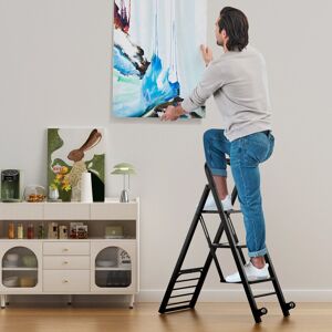 WFX Utility 2-In-1 Hand Truck & Ladder Foldable 3-Step Ladder Heavy-Duty Utility Cart Up To 250Kg 80cm H WFX Utility 2-In-1 Hand Truck & Ladder Foldable 3-Step Ladder Heavy-Duty Utility Cart Up To 250Kg 80cm H