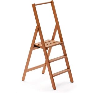 Union Rustic Bella 3.80 ft Wood Step Ladder with 265 lb. Load Capacity brown 11600.0 H x 48.0 W x 66.0 D cm