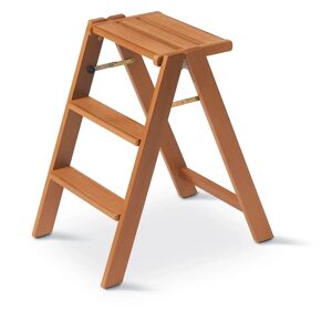 Alpen Home Mignon 2.19 ft Wood Step Ladder with 265 lb. Load Capacity brown 6700.0 H x 61.0 W x 43.0 D cm