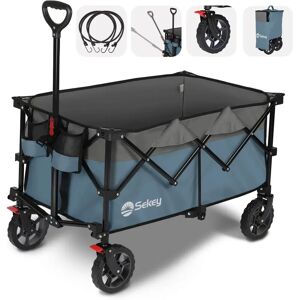 Sekey 16cm H x 55cm W x 68cm D 200Kg Platform Trolley 38.0 H x 57.0 W x 92.0 D cm