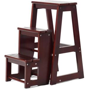 WFX Utility 3 - Step Wood Step Stool brown 0.65 H x 57.0 W x 38.0 D cm