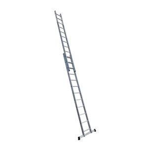 Rhino 594Cm Aluminium Lightweight Folding Extension Ladder gray 3.4 H x 44.0 W x 12.0 D cm