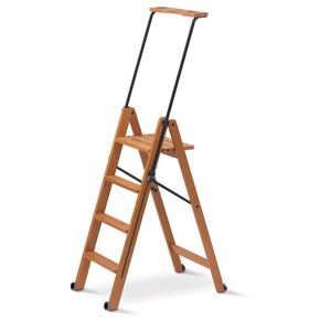Union Rustic Bella 5.31 ft Wood Step Ladder with 265 lb. Load Capacity brown 16200.0 H x 50.0 W x 78.0 D cm