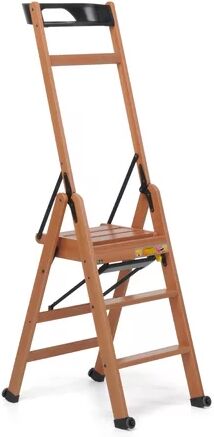 Foppapedretti Lascala 5 ft Wood Step Ladder 276 lb. Load Capacity Foppapedretti Finish/Colour: Walnut Foppapedretti Lascala 5 ft Wood Step Ladder 276 lb. Load Capacity Foppapedretti Finish/Colour: Walnut