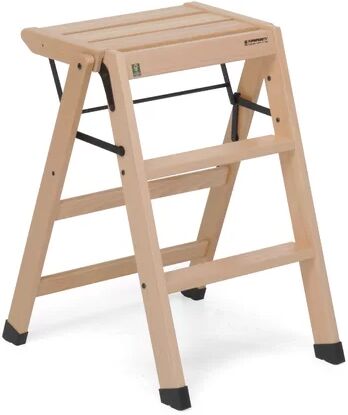 Foppapedretti Losgabello 3 Steps Wood Step Stool with 276 lb. Load Capacity Foppapedretti Finish/Colour: Beige